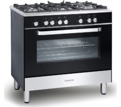 KENWOOD  CK305-1 Dual Fuel Range Cooker - Black